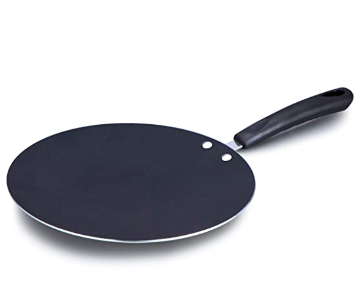 Impex ICTP 28 28cm Nonstick Aluminium Concave Tawa Pan - Cherry Red - Zoom Image