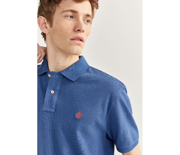 Springfield 855102213 Small Basic Polo Shirt for Men - Blue - Zoom Image 2