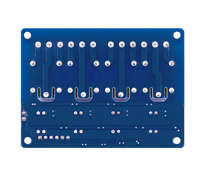 Arduino 4 Channel Low Level Relay Module with 5V Light Coupling - Blue - Zoom Image 2