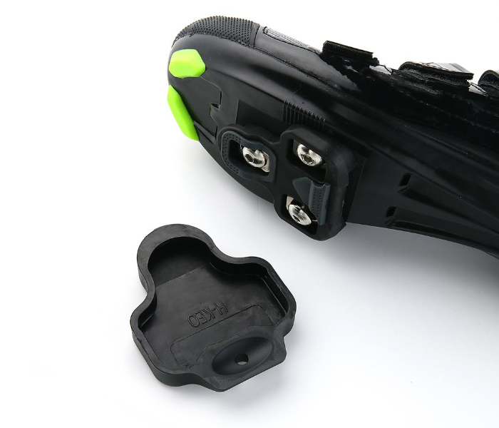 2 Piece Cycling Shoes Cleats Cover Set - Black - Zoom Image