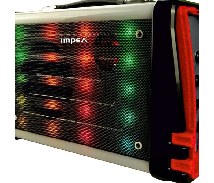 Impex TS 4001A 2400mAh 8W Portable Rechargeable Trolley Speaker -Black - Zoom Image