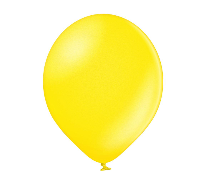 Mira Decor M D M12 2513 12 inch Pack of 25 Piece Metallic Latex Balloon - Yellow - Zoom Image