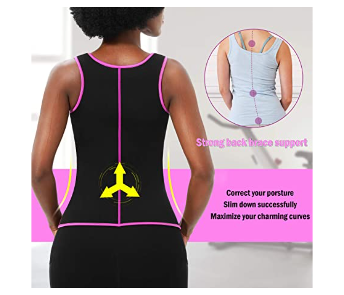 FN-Along Fit Medium Body Shaper Waist Trainer Vest for Women - Zoom Image 4