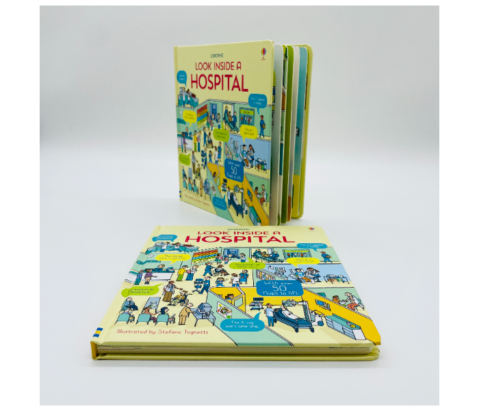 Look Inside a Hospital Kids Book by Usborne Publisher - Zoom Image 4