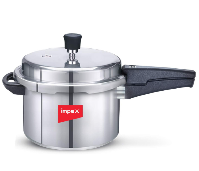 Impex IPC 7L 701 Induction Base Food grade Aluminium Pressure Cooker - Silver - Zoom Image