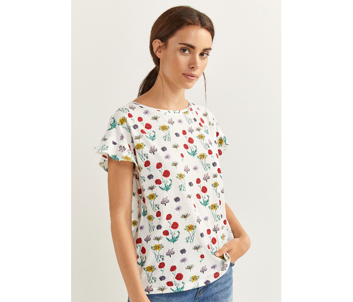 Springfield 886807797 XL T-Shirt for Women - White - Zoom Image 1