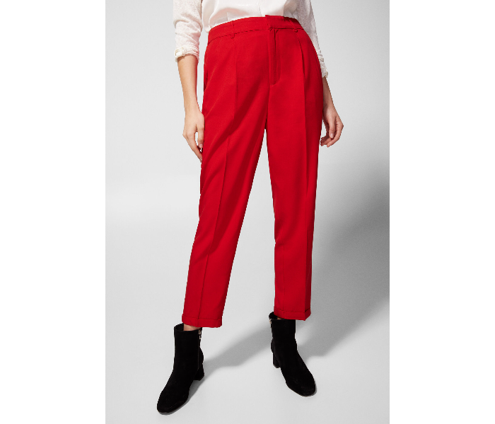 Springfield 683594564 Size 44 Cotton Pant for Women - Red - Zoom Image 1