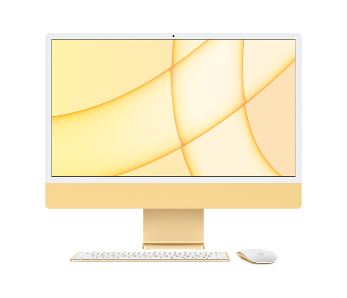 Apple iMac 24 Inch AIO 2021 Z12T001MD 16GB RAM 2TB M1 Chip MacOS - Yellow  - Zoom Image 1