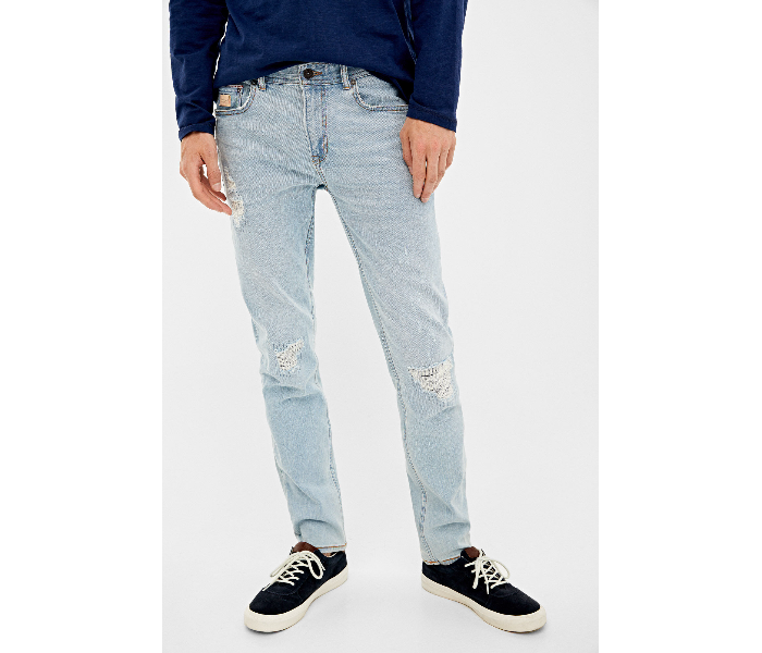 Springfield 175656714 Size 30 Denim for Men - Light Blue - Zoom Image 1