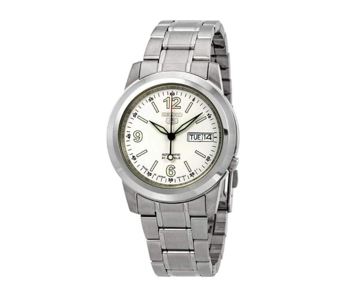 Seiko SNKE57J1 Japan Made Automatic Analog Silver Dial Stainless Steel Watch for Men - Silver - Zoom Image 1