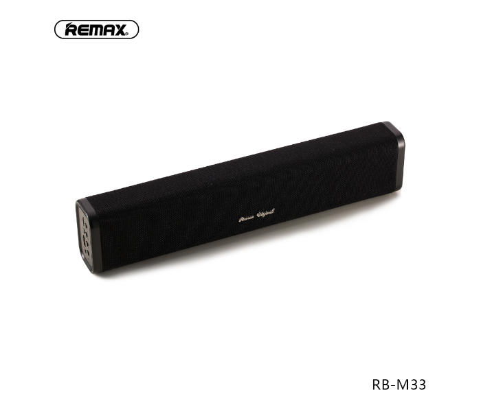 Remax RB-M33 Fabric Series Wireless Speaker - Black - Zoom Image 3