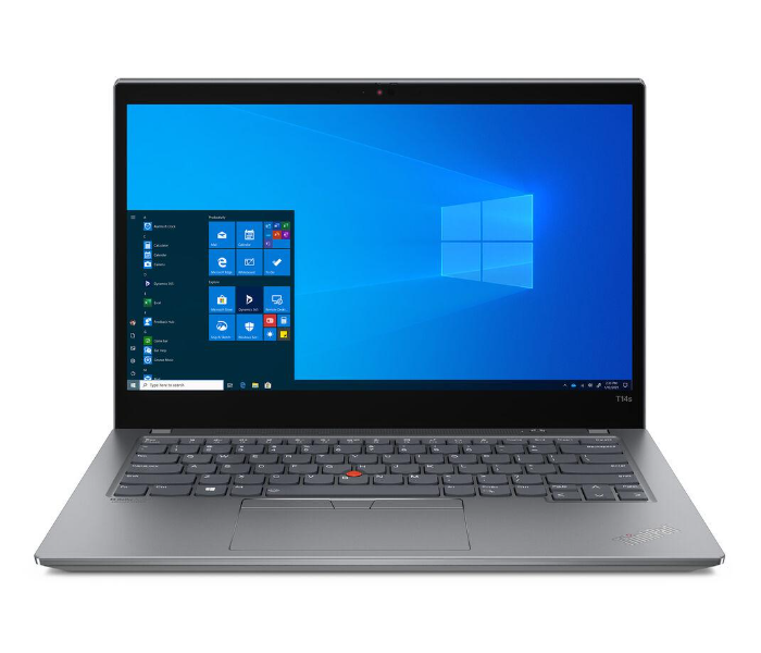 Lenovo ThinkPad T14s Gen 2 Business Laptop 14 Inch FHD Intel Core i5-1145G7 Processor 8GB RAM 256GB SSD Intel Iris Graphics Windows 10 Pro - Grey - Zoom Image 1