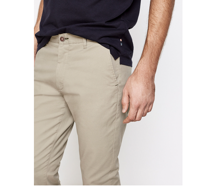 Springfield 155343759 Size 36 Chinos for Men - Cream - Zoom Image 2