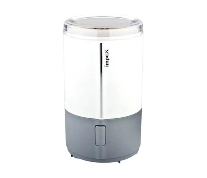 Impex CG 3401 150W Coffee Grinder with Stainless Steel Bowl - White and Grey - Zoom Image