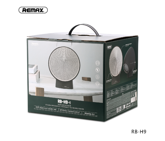 Remax RB-H9 TWS Desktop Wireless Speaker - Black - Zoom Image 4