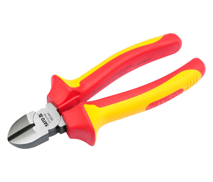 Yato YT-21158 6 Inch Insulated Side Cutting Plier - Yellow and Red - Zoom Image 2