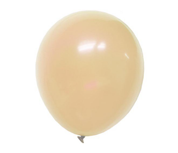 Mira Decor M-D-N10-2524 10 inch Pack of 25 Piece Latex Balloon - Beige - Zoom Image