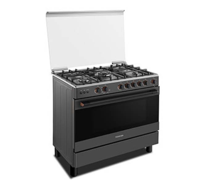 Toshiba TBA-36LMG5G089KS 3700W Stainless Steel 5 Gas Burner Cooking Range - Grey - Zoom Image 3