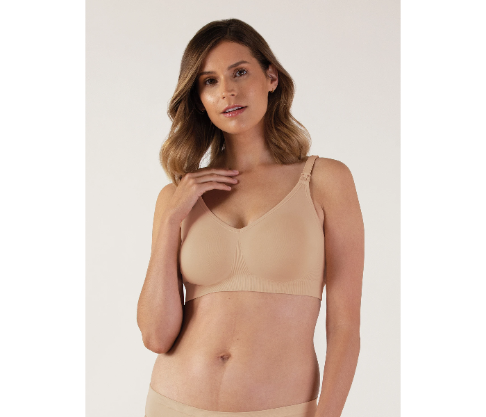 Bravado 1401BA-4 XL The Body Silk Seamless Cinnamon Nursing Bra -Nude - Zoom Image 2