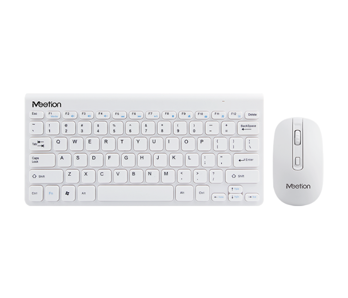 Meetion Mini4000 2.4G Wireless Keyboard and Mouse Combo - White - Zoom Image 3