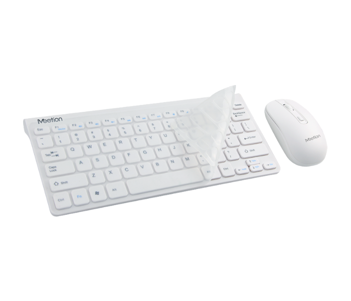 Meetion Mini4000 2.4G Wireless Keyboard and Mouse Combo - White - Zoom Image 2