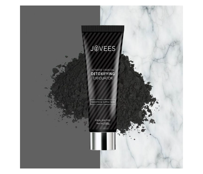 Jovees 66072 100gm Charcoal Activated Exfoliator - Zoom Image