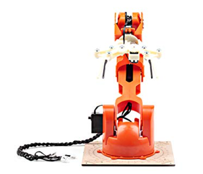 Arduino Tinkerkit T050000 Braccio Robot Arm -Orange - Zoom Image 1