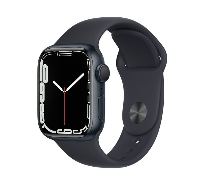 Apple Watch Series 7 GPS 41mm Midnight Aluminum Case with Sport Band - Zoom Image 1