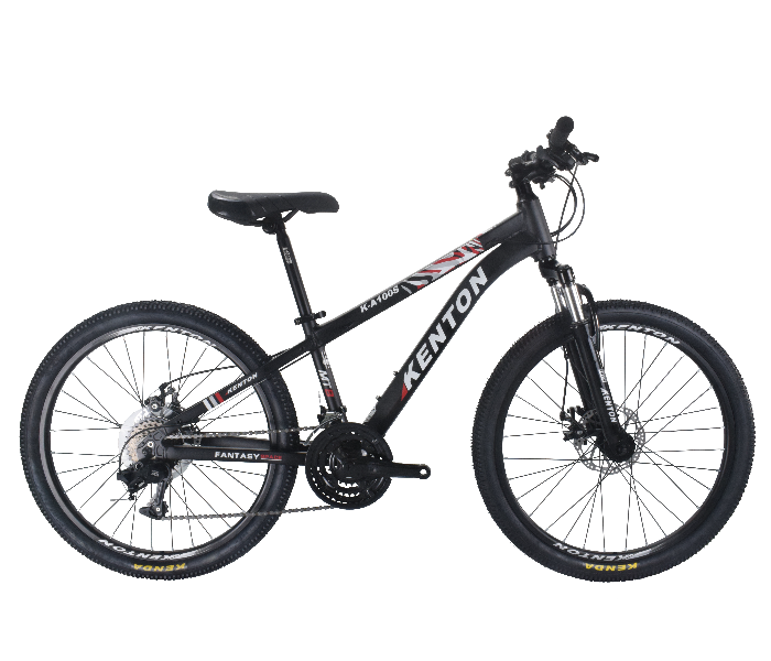 KENTON Aluminum Mountain Bike, 24 Speeds,24" inch Wheels, with Disc Brake.
Size : 24" - Black and Red - Zoom Image