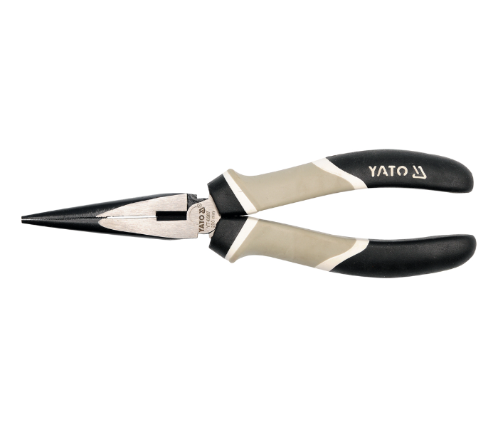 Yato YT-6587 8 Inch High Leverage Long Nose Plier - Grey and Black - Zoom Image 1