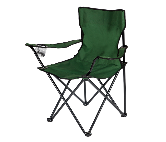 Home Pro 5247 600D Oxford Iron Camping Chair with Fabric Bag - Green - Zoom Image