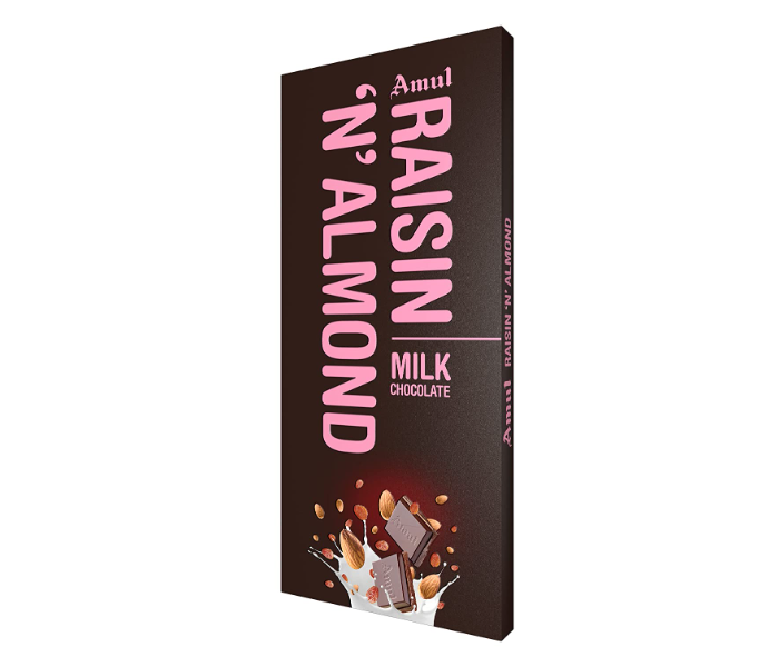 Amul 66364 150gm Raisin N Almond Milk Chocolate - Zoom Image