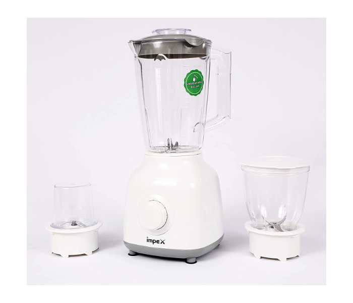 Impex BL 3503B 300W 2 Speed Control 3 in 1 Blender Mixer Grinder -White - Zoom Image 5