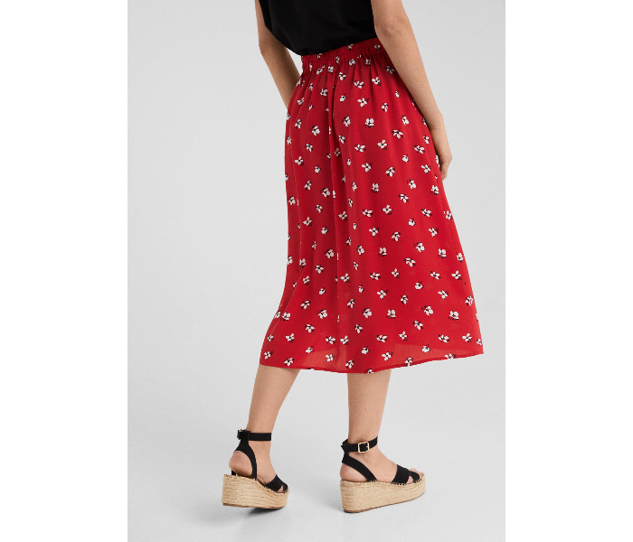 Springfield 688514468 Medium Skirt for Women - Red - Zoom Image 3