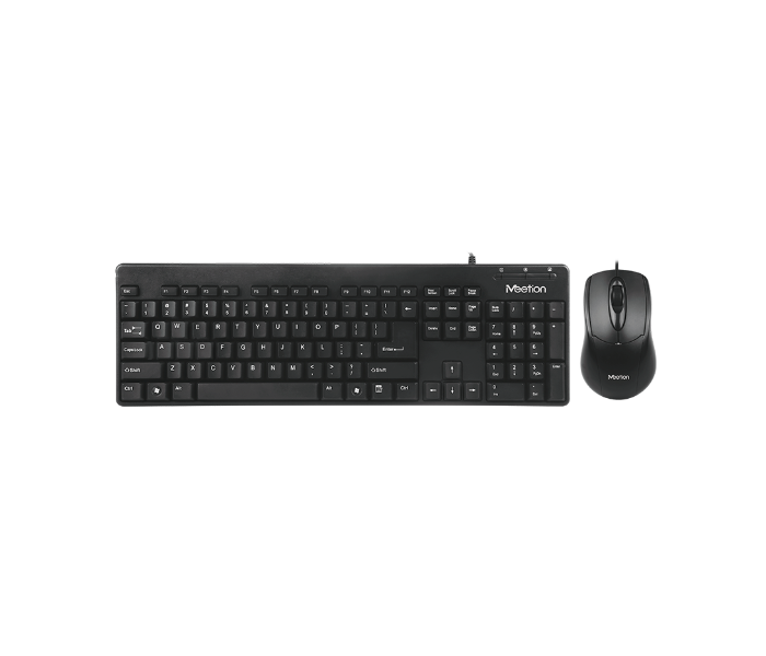 Meetion MT-AT100 USB Corded Keyboar And Mouse Combo -Black - Zoom Image 1