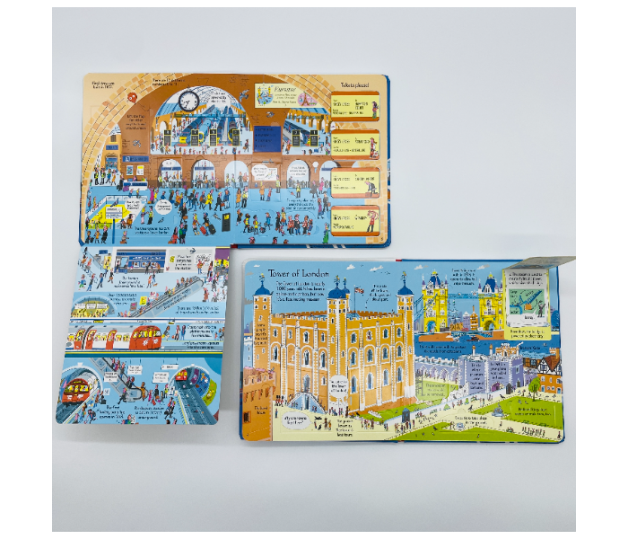 Look Inside London Kids Book by Usborne Publisher - Zoom Image 4