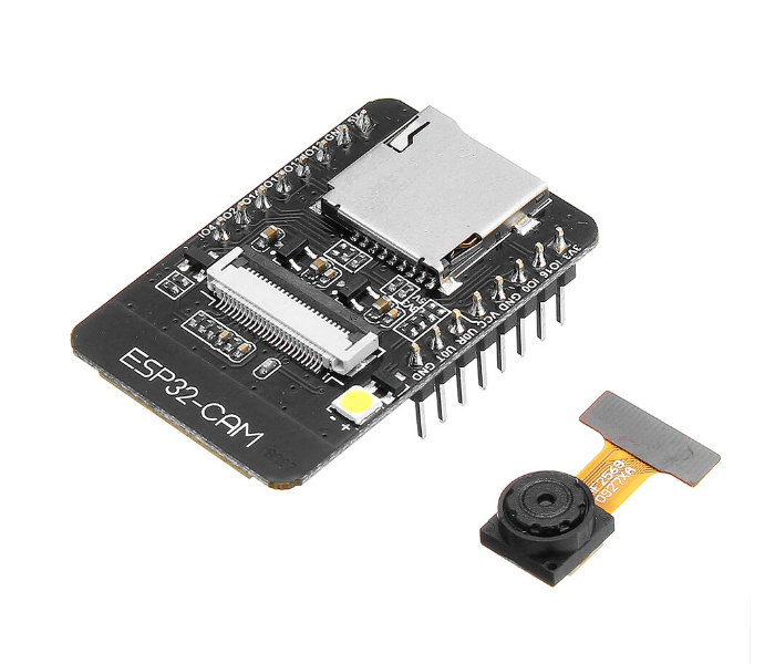 ESP32-CAM WiFi and Bluetooth Camera Module Development Board with Camera Module - Black - Zoom Image 1