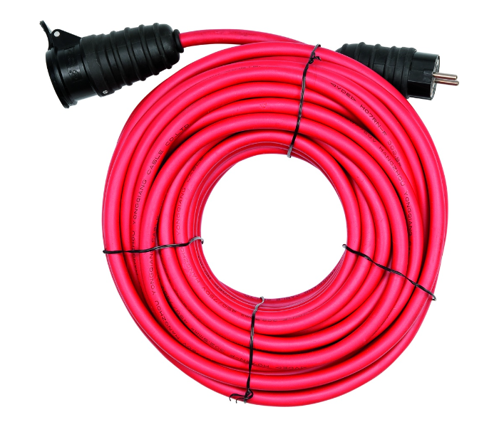 Yato YT-8100 3680W 20 Meter Extension Cord with Splash-proof Socket - Red - Zoom Image