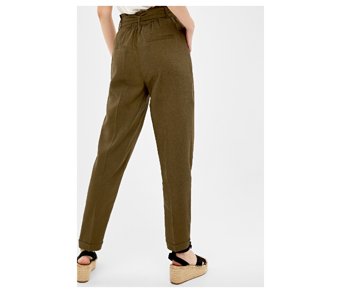 Springfield 683687920 Size 40 Cotton Pant for Women - Brown - Zoom Image 4