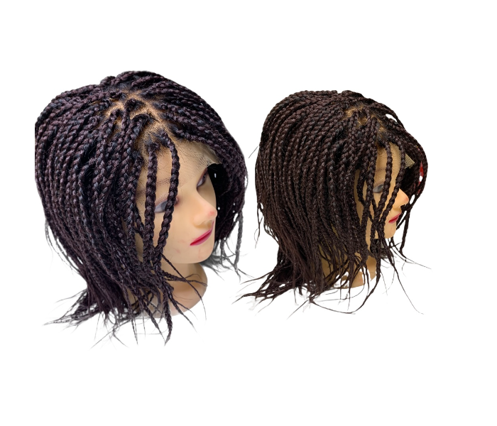 Natural Looking Short Braided Wig - Zoom Image 2