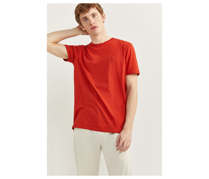 Springfield 712204768 Large Basic T-Shirt for Men - Red - Zoom Image 1