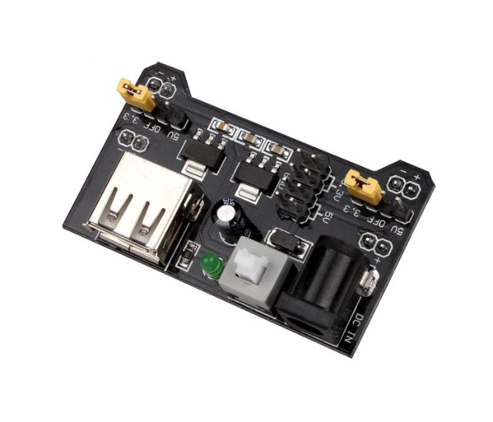 Breadboard Power Supply Module - Black - Zoom Image 2