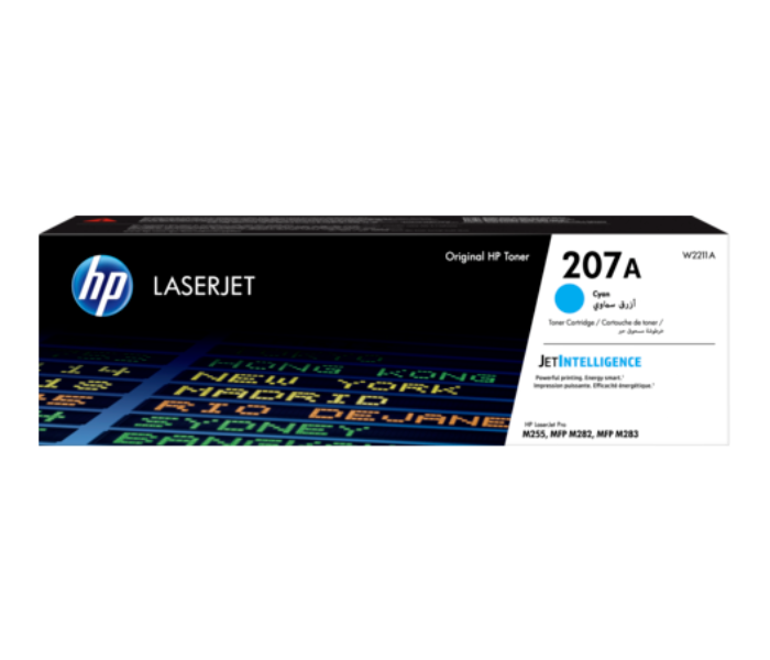 HP 207A W2211A Original LaserJet Toner Cartridge - Cyan - Zoom Image