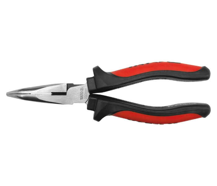 Yato YT-2129 200mm Bent Nose Plier - Black and Red - Zoom Image