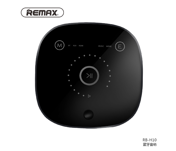 Remax RB-H10 Pro HIFI TWS Bluetooth Speaker - Black - Zoom Image 3