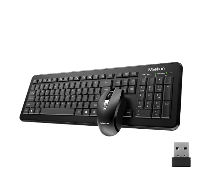 Meetion MT-C4120  Wireless Keyboard And Mouse Combo - Black - Zoom Image 1