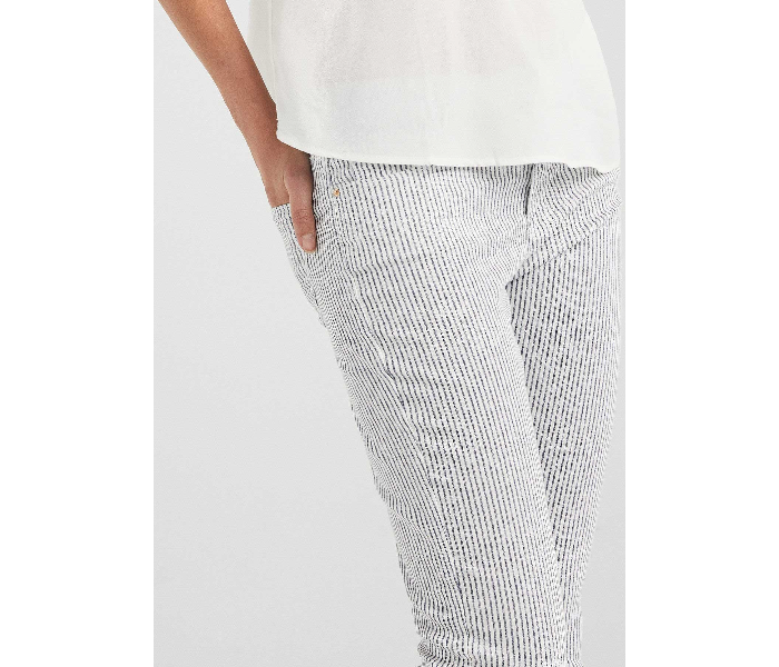 Springfield 683534114 Size 42 Cotton Pant for Women - White - Zoom Image 2