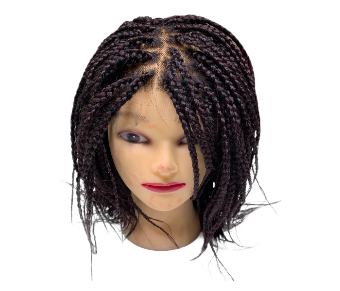 Natural Looking Short Braided Wig - Zoom Image 3