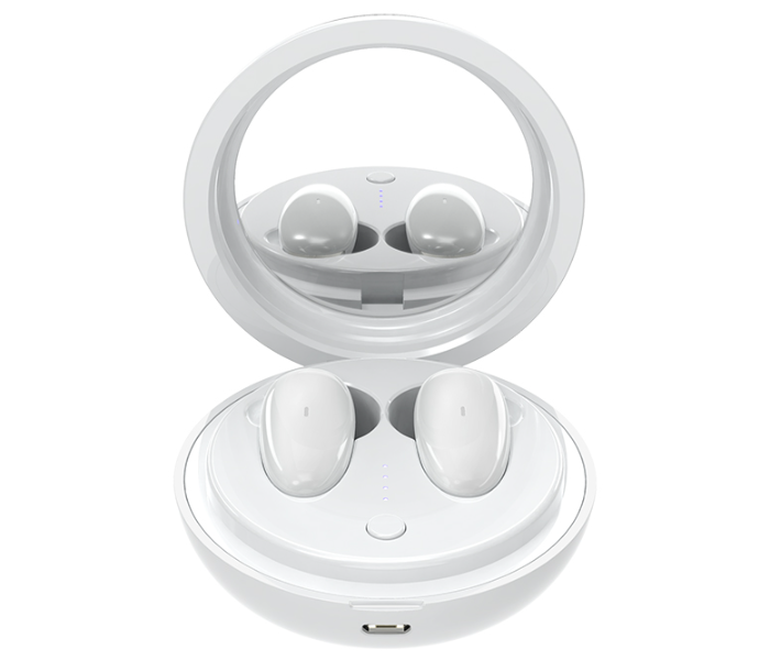 Remax TWS-9 Vizi Series TWS Earbuds -White - Zoom Image 1