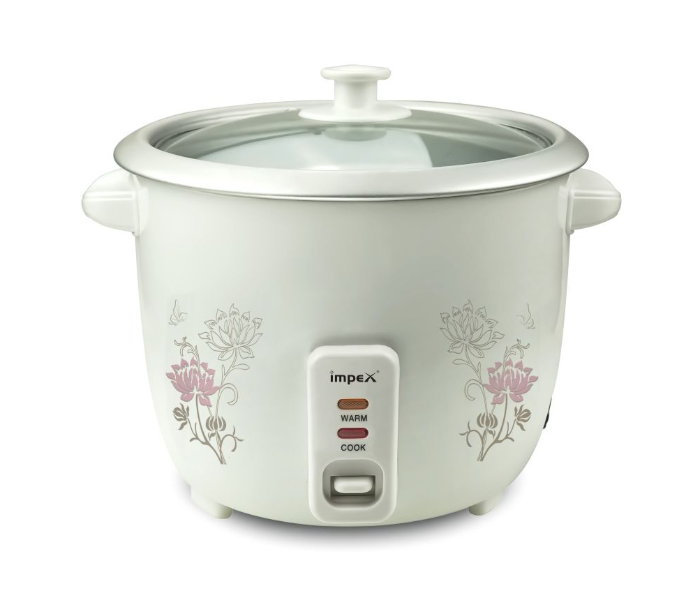 Impex RC 2801 400W 1L Automatic Electric Rice Cooker -White - Zoom Image